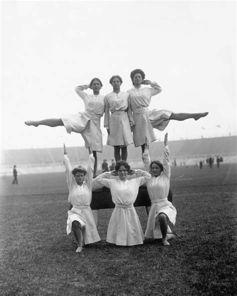 danish gymnasts in formation 1908 olympic badminton olympic gymnastics gymnastics leotards