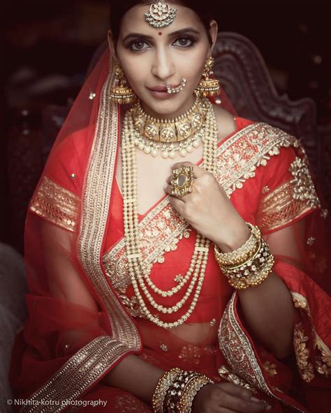 Why Indian Brides Wear Red Which Is Why The Jewellery Worn By The Bride Is Something Every