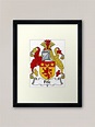 "Fife Coat of Arms / Fife Family Crest" Framed Art Print by ...