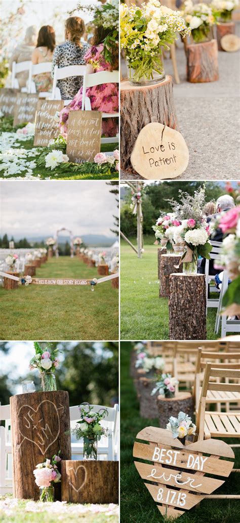 Jakobine Karlsen Rustic Wedding Aisle Flowers Ideas For Your Wedding