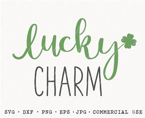Lucky Charm Svg Youre My Lucky Charm St Etsy