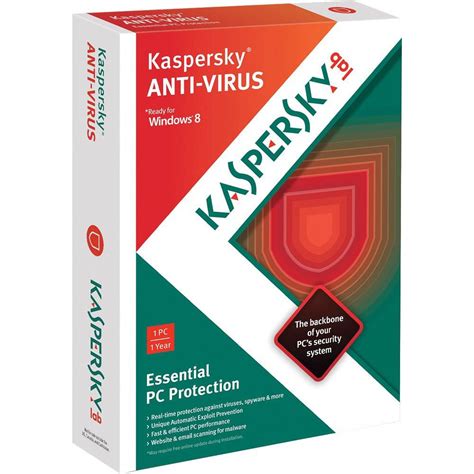 Kaspersky Anti Virus 1 Pc 1 Year Retail Package
