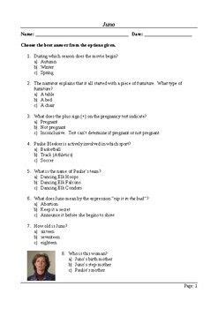 Aug 02, 2021 · aug 02, 2021 · put your film knowledge to the test and see how many movie trivia questions you can get right (we included the answers). Juno Movie - 50 Question Multiple Choice Quiz