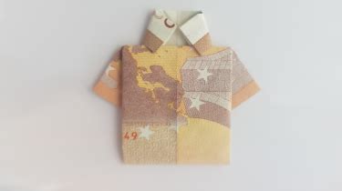 Hemd aus Geldschein falten - Origami mit Geldscheinen ...
