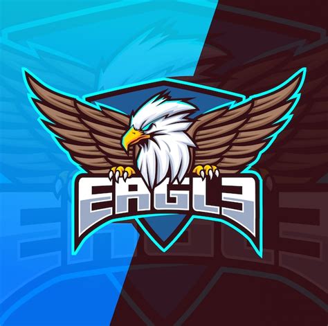 Premium Vector Eagle Mascot Esport Logo Template