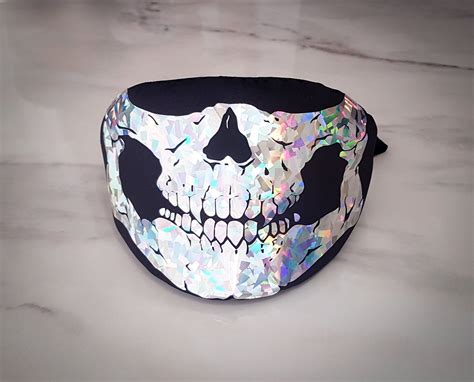 Crystal Skull Face Mask Skull Washable Mask Anti Dust Etsy