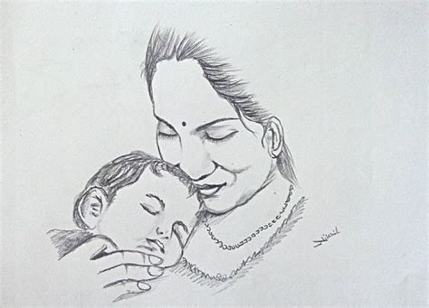 Mothers Love Drawing At Explore Collection Of