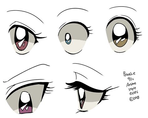 Anime Eyes For Practic How To Draw Anime Boy Eyes
