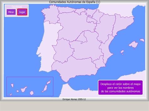 Mapa Interactivo De España Comunidades Autónomas ¿dónde Está Mapas