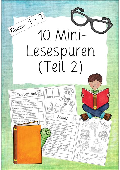 Mini Lesespuren Klasse Und Paket Unterrichtsmaterial Im Fach Deutsch Words Word