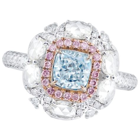 Emilio Jewelry Gia Certified 100 Carat Marquise Natural Light Blue