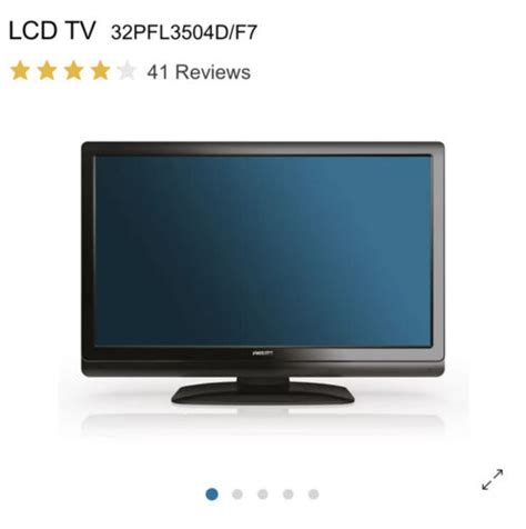Philips 32pfl3504df7 Hdtv Led Dumb Tv W Remote Ebay