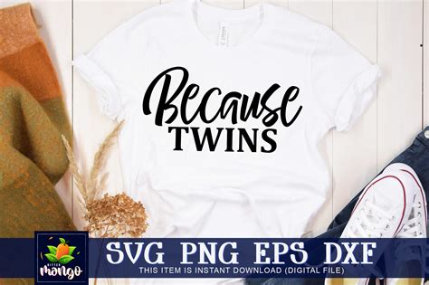 Because Twins Graphic By Delart · Creative Fabrica