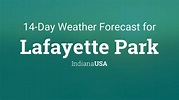 Lafayette Park, Indiana, USA 14 day weather forecast
