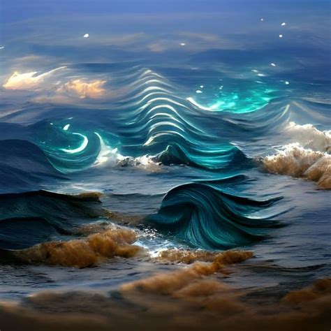 Oceans Waves Ai Generated Artwork Nightcafe Creator