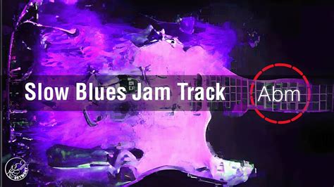 Slow Blues Backing Track Bass And Drums Only In Ab Minor Youtube