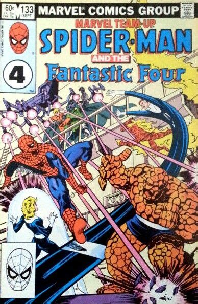 Spiderman Meets The Fantastic Four 1983 Marvel Comics Covers Marvel
