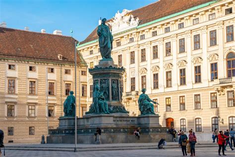Vienna Austria 25 November 2019 Statue Of Emperor Francis Ii In