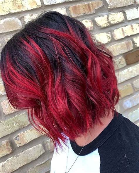 ️short Black And Red Hairstyles Free Download