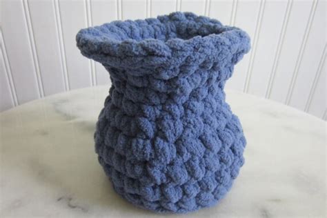 upright glasses case eyeglass holder crocheted by maybe4you