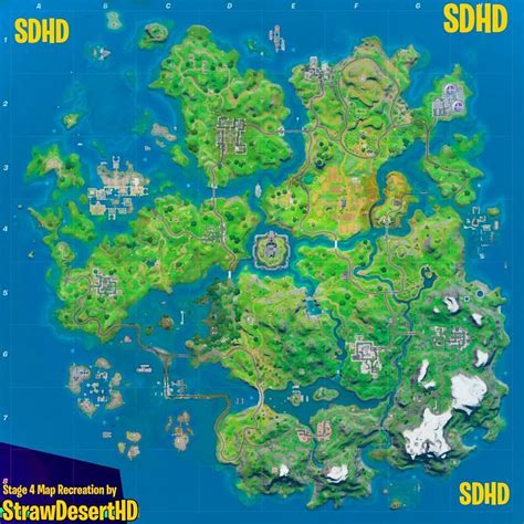 Fortnite Stage 4 Map Changes Pleasant Park Uncovered New Roadways And