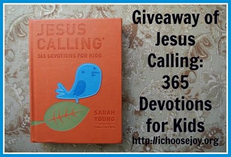 Reviewgiveaway Jesus Calling 365 Devotions For Kids By Sarah Young