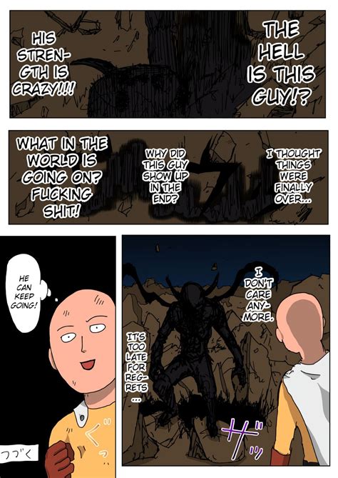 One Punch Man One Webcomicfan Colored Chapter 117 Garou Vs Saitama