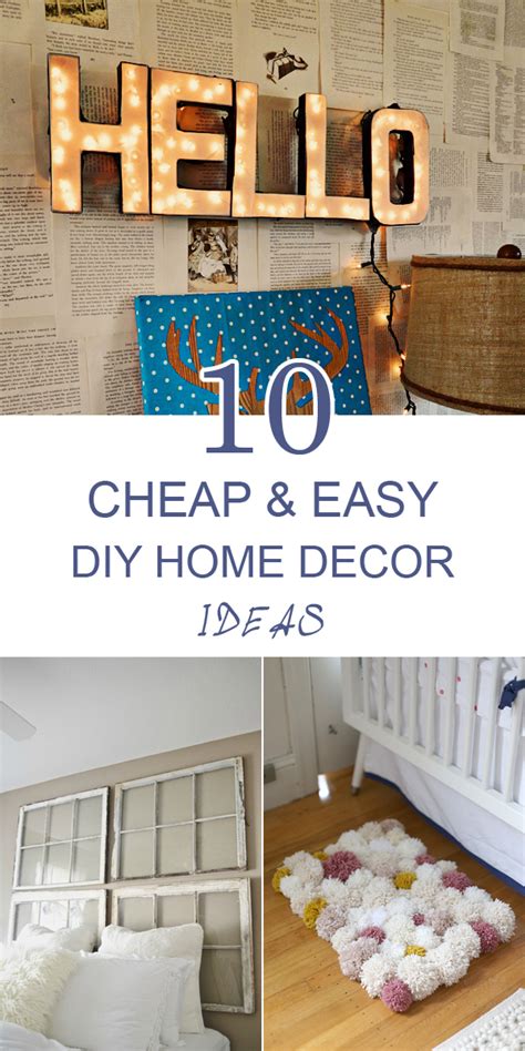 10 Creative Ways To Create Simpel Home Decoration On A Budget Small
