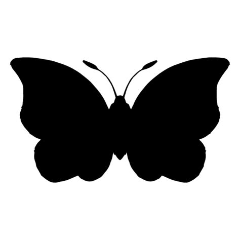 Butterfly Silhouette Vector Transparent Png And Svg Vector File