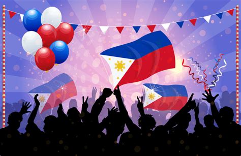 Philippines happy independence day with country flag badge and typography. Philippines Independence Day 2019: Date, History, Significance And Celebration