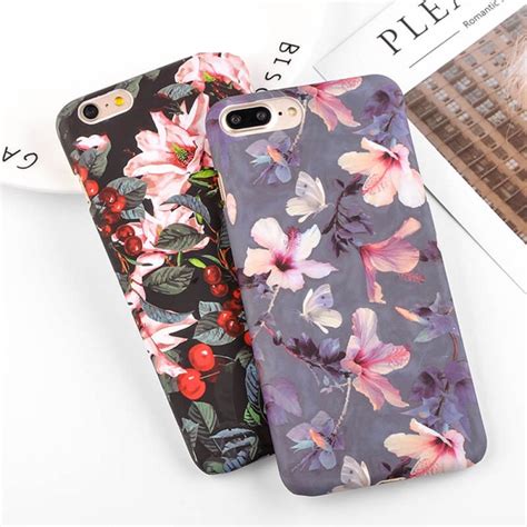 Beautiful Floral Printed Soft Phone Cases Iphone Cases For Girls