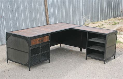 Industrial Desk Combine 9 Industrial Furniture