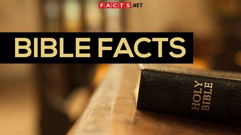 Interesting Facts About The Bible CHURCHGISTS