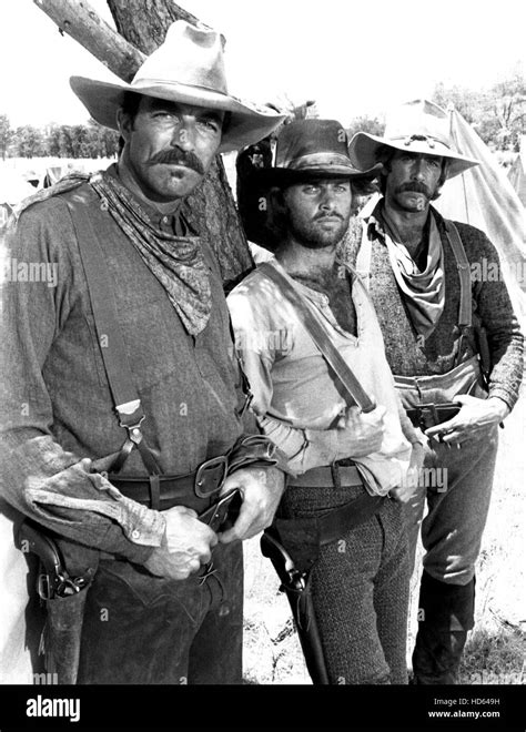 The Shadow Riders From Left Tom Selleck Jeff Osterhage Sam Elliott