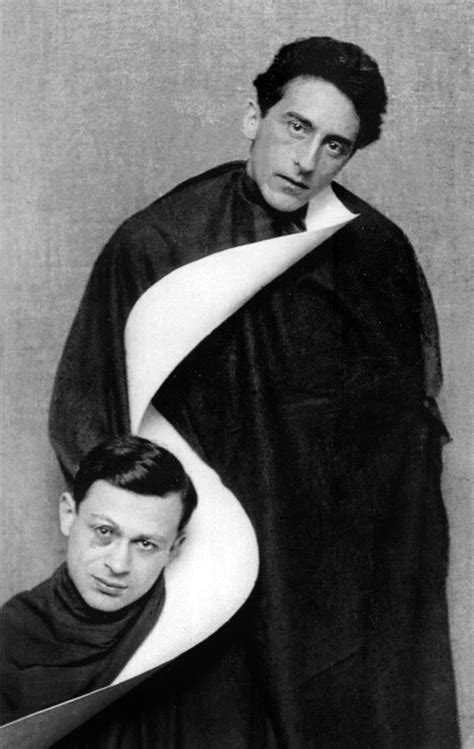 Jean Cocteau And Tristan Tzara By Man Ray 1924