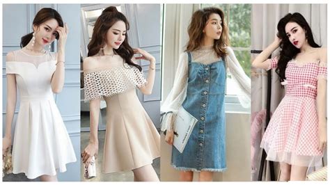 korean fashion haul korean style summer dresses 2020 by girls fashion trend youtube