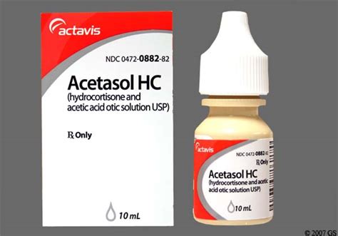 Acetic Acid Otic Us Drugist