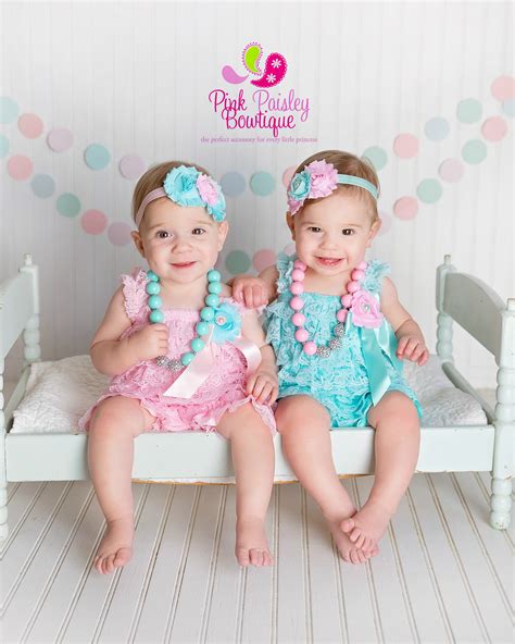 Twin Girls 1st Birthday Outfit Babies 1st Birthday Twin