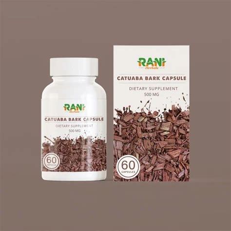 Catuaba Bark Extract Capsule Packaging Size 60 Capsules Packaging
