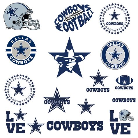 Dallas Cowboys Football Team Logo Svg Football Svg Ncaa Svg Nfl Svg