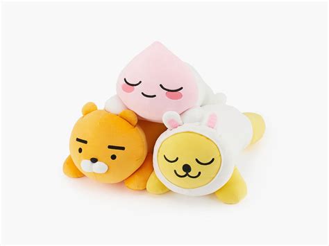 Kakao Friends Character Body Pillow 3 Types Ryan Muzi Apeach Official