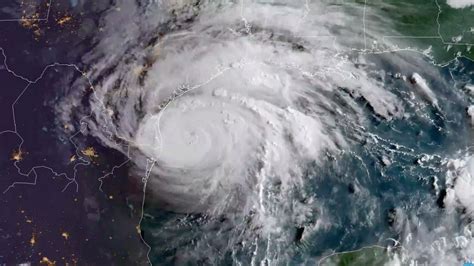 Satellite Images Show Harvey Inching Closer To Texas Coast The