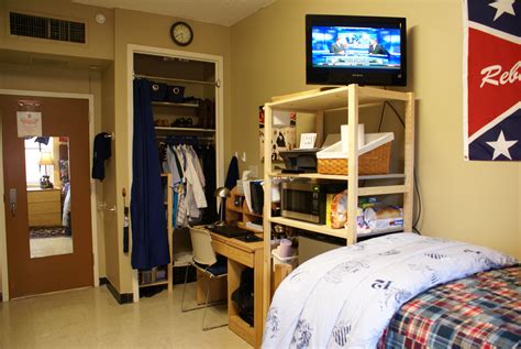 Tv On Top Of Ikea Shelf Boys Dorm Room Ole Miss Dorm Rooms Guy