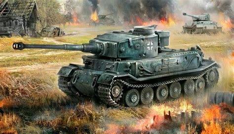 Pz Kpfw VI Porsche Military Drawings War Tank Tanks Military