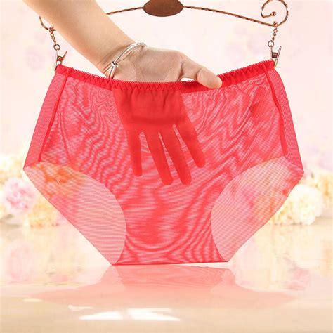 women s see through briefs panties lingerie sexy mesh sheer underwear knickers ebay
