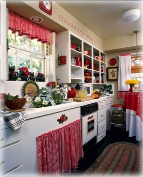 When looking for kitchen decorating ideas, take into consideration which kitchen remodeling ideas inspire you. 92 best images about Red Kitchen Decor on Pinterest | Grommet curtains, Spice racks and Kitchen ...