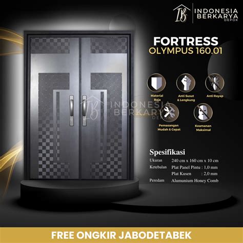 Jual Pintu Baja Fortress Dynasty Double Door Shopee Indonesia