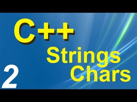C++ Tutorial: Strings und Chars [TEIL 2] (German/Deutsch ...