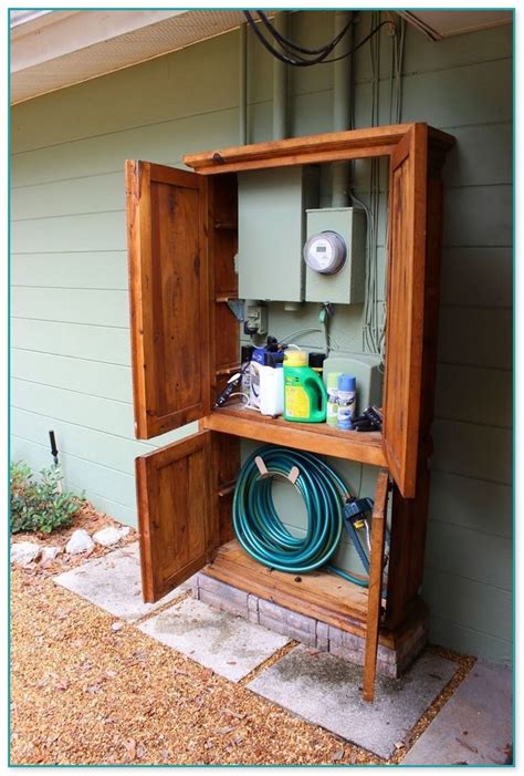 Ideas To Cover Electrical Panel Box Outside