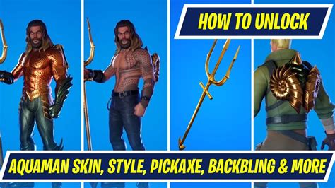 How To Unlock Aquaman Arthur Curry Style Trident Pickaxe Supreme